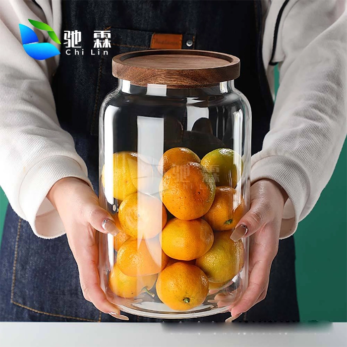 extra large glass canister